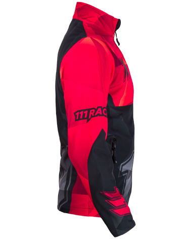 HELL RED Motocross Softshell - motocross jacket on the right side