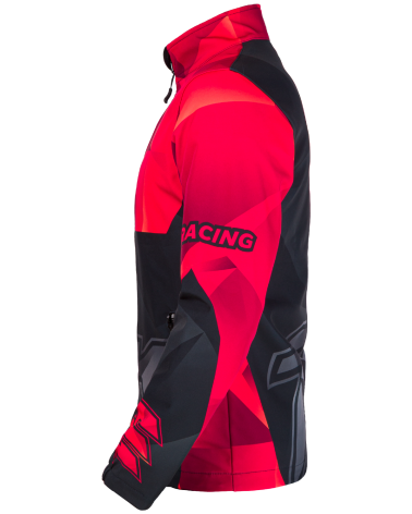 HELL RED Motocross Softshell - motocross jacket on the left side