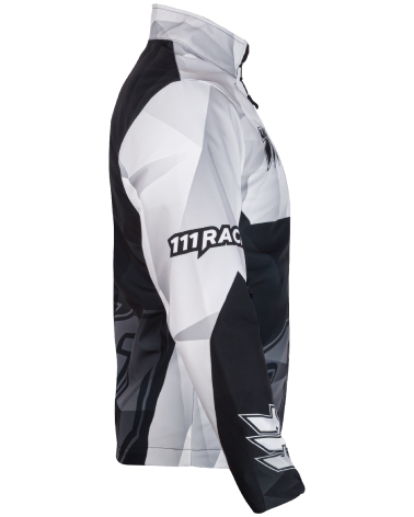 RAZOR BLACK Motocross Softshell - motocross jacket on the right side