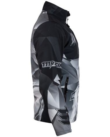 THUNDER GRAY Motocross Softshell - motocross jacket on the right side