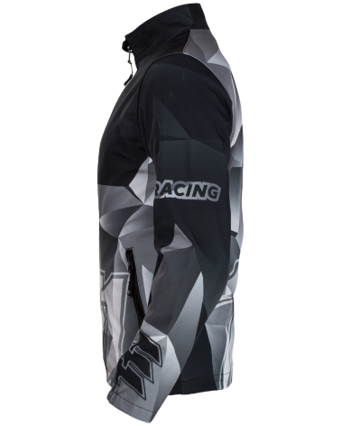 THUNDER GRAY Motocross Softshell - motocross jacket on the left side