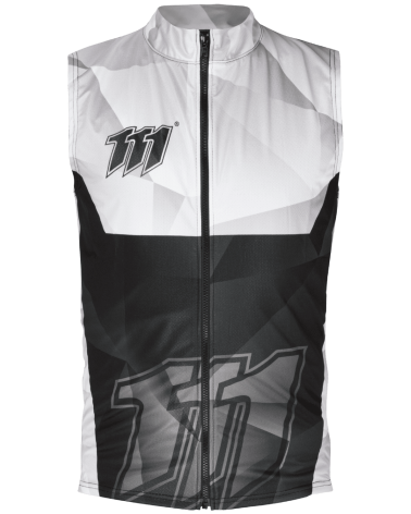 Chaleco Cross RAZOR BLACK, negro y gris - parte delantera