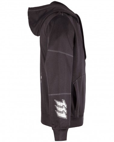 Bluza dresowa z kapturem 111 czarna - prawy bok